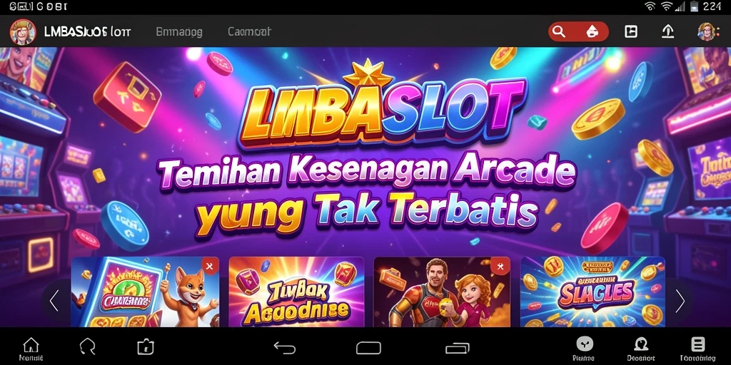 Tampilan gameplay seru dalam dunia arcade LMBASLOT.