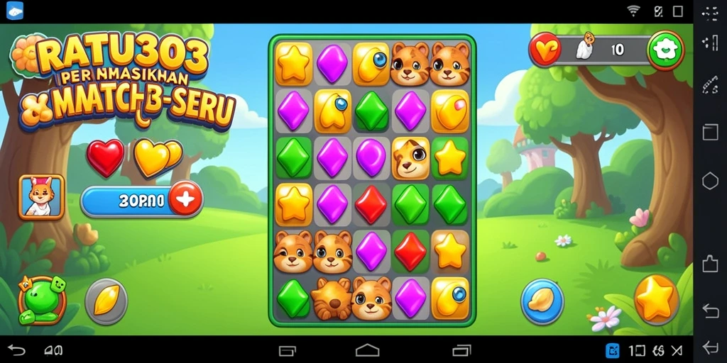 Tampilan menarik dan gameplay seru dari RATU303.