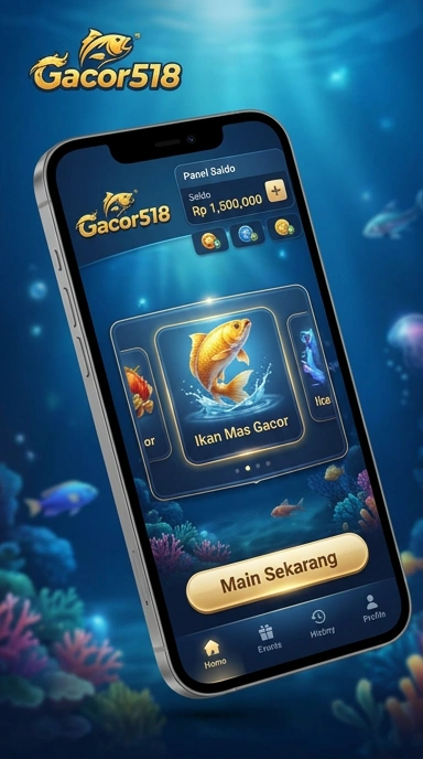 Menu kategori aplikasi yang mudah dijelajahi di gacor518.